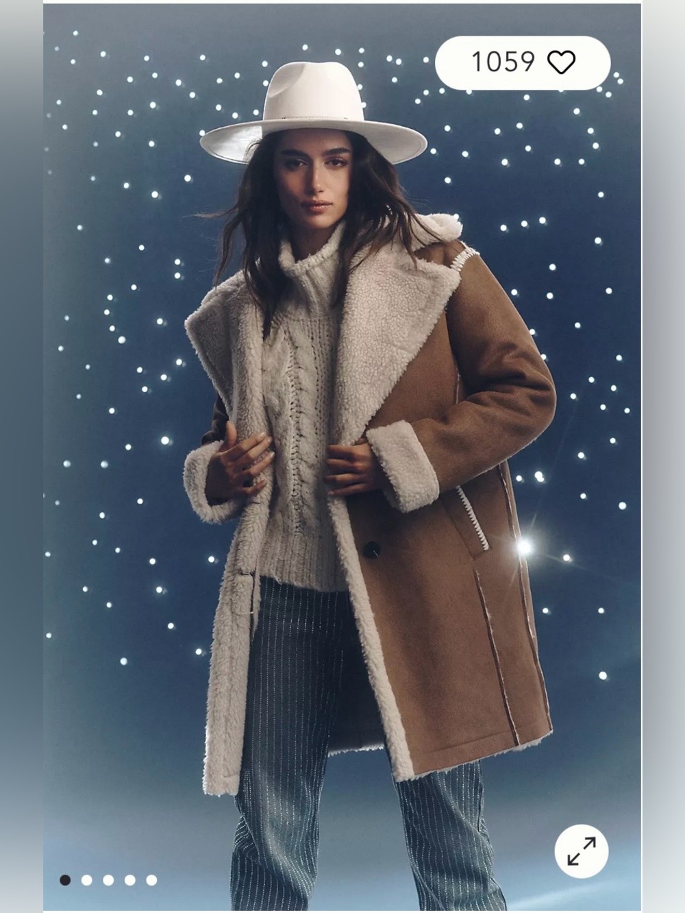 NWT Size XL - Avec Les Filles Faux-Shearling Coat (US$ 178)
